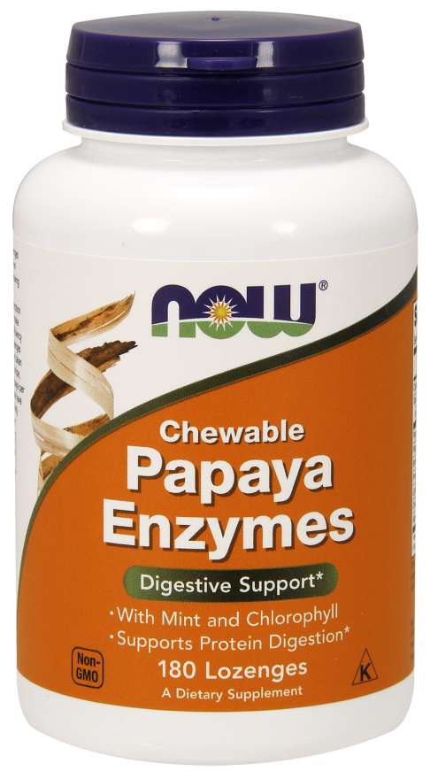 

Специальный продукт NOW Papaya Enzyme Lozenges 180 таблеток (4384302634)