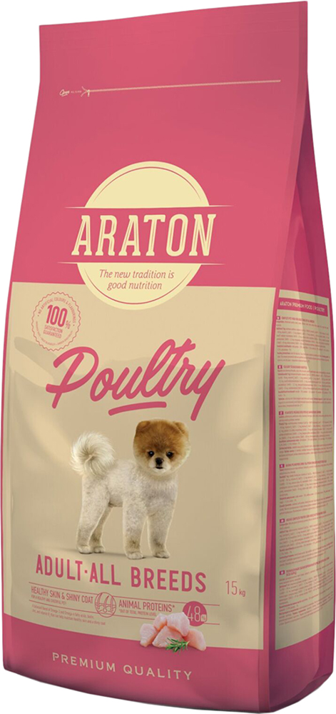 

Сухой корм ARATON Poultry Adult All Breeds для взрослых собак 15 кг (ART45636) (4771317456366)