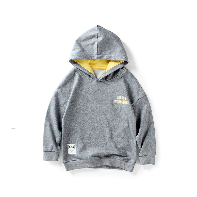 

Худи детский с надписями серый Todays wonderful AKL (140) Серый (58821)