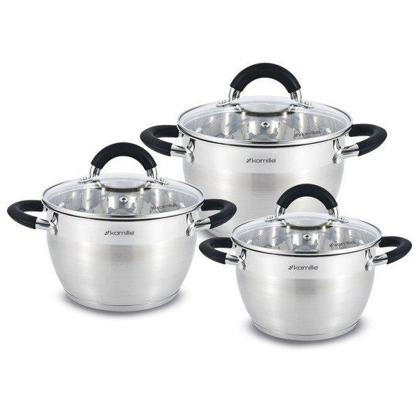 

Набор кастрюль 6 пр Kamille KM-5754