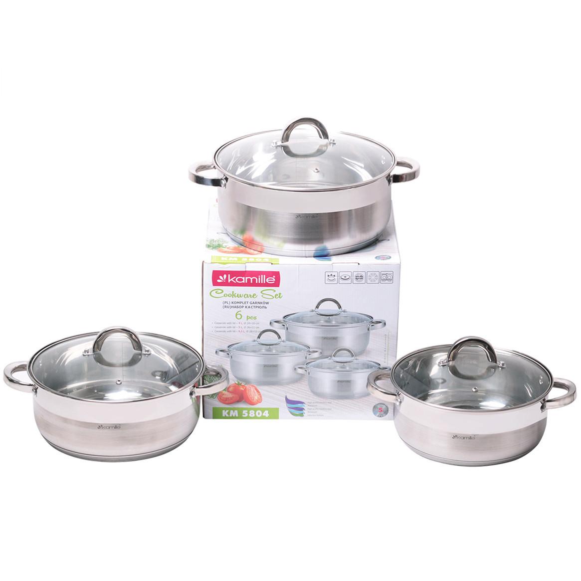 

Набор кастрюль Kamille KM-5804 6 предметов