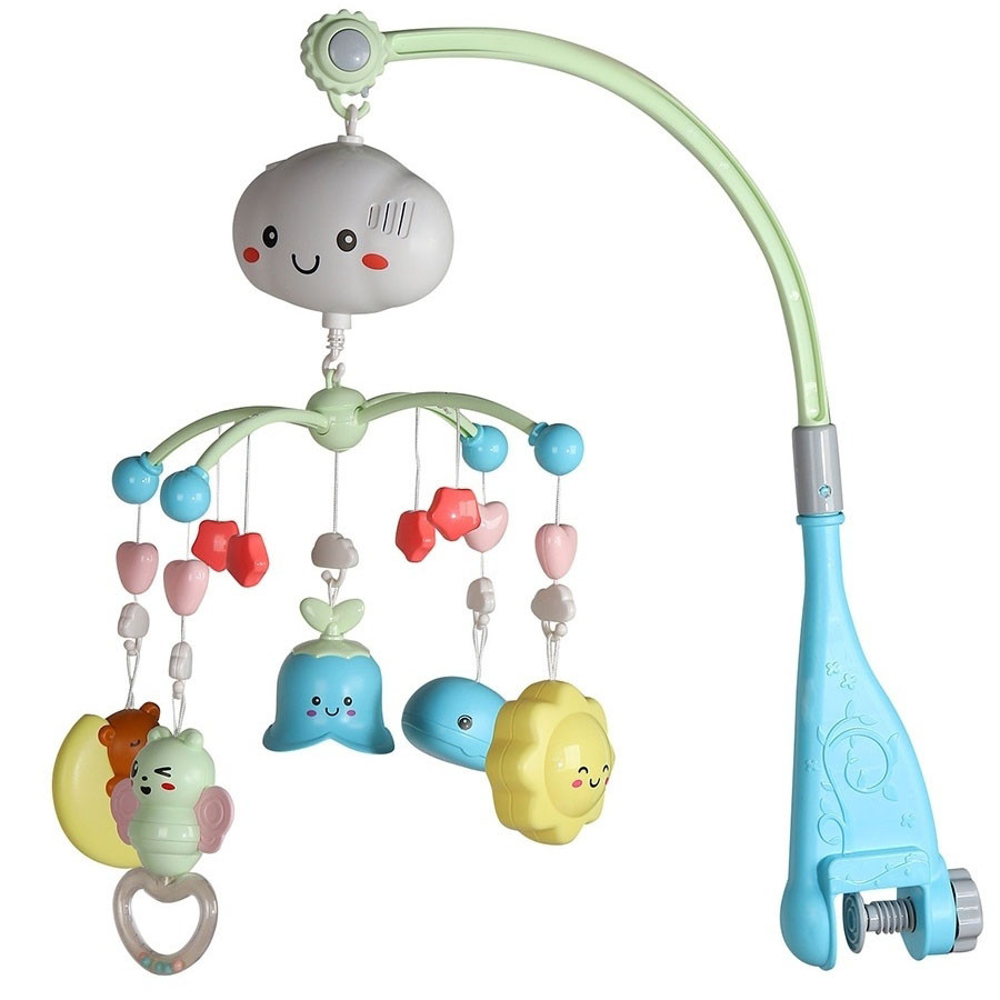 

Детский мобиль Bambi 1149 механический Синий