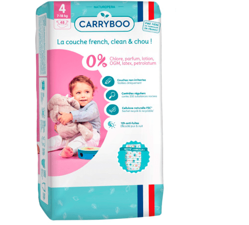 

Эко подгузники Carryboo размер 4 7-18 кг 48 шт