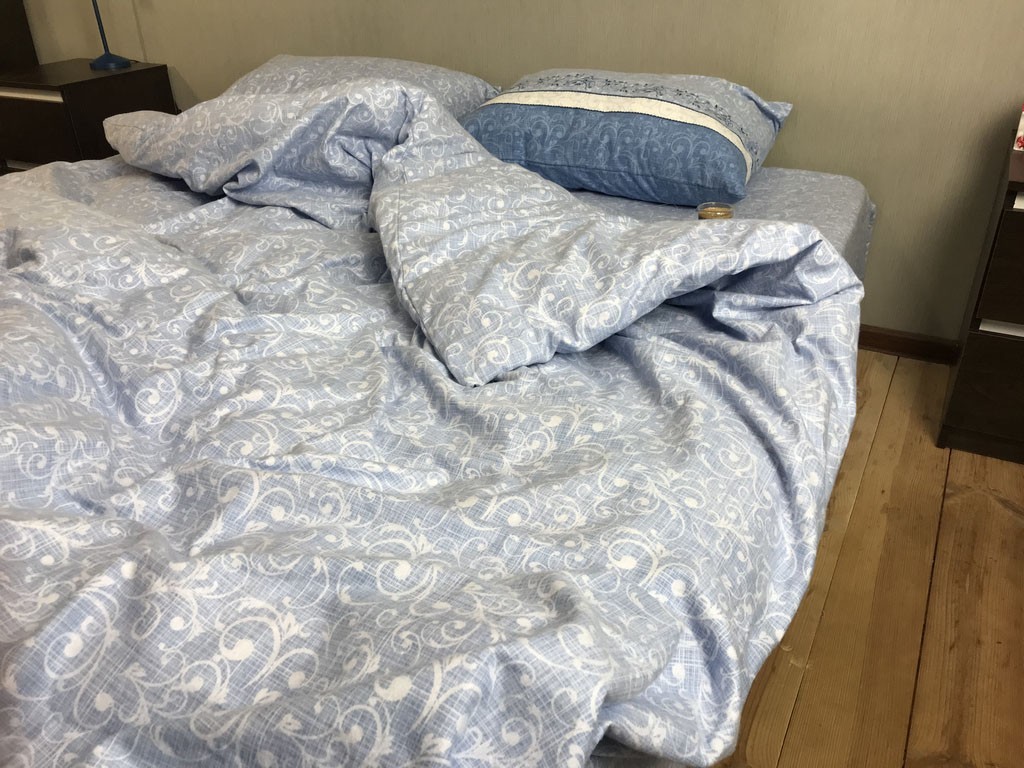

Постельное белье из фланели «Снежная буря» CottonTwill, комплект семейный, под. 2шт 145*215 см
