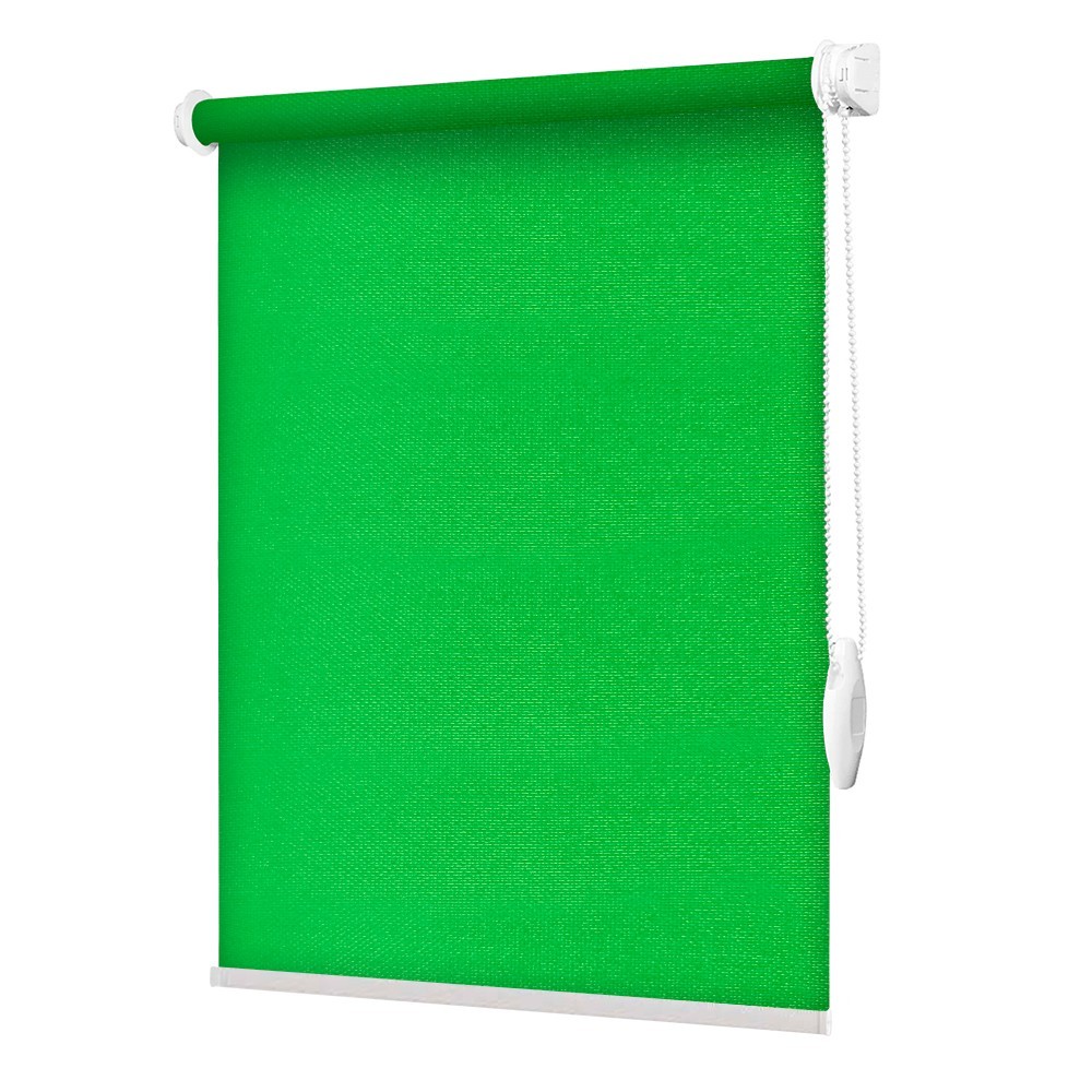 

Рулонная штора Блэкаут Салатовый 120х160 см