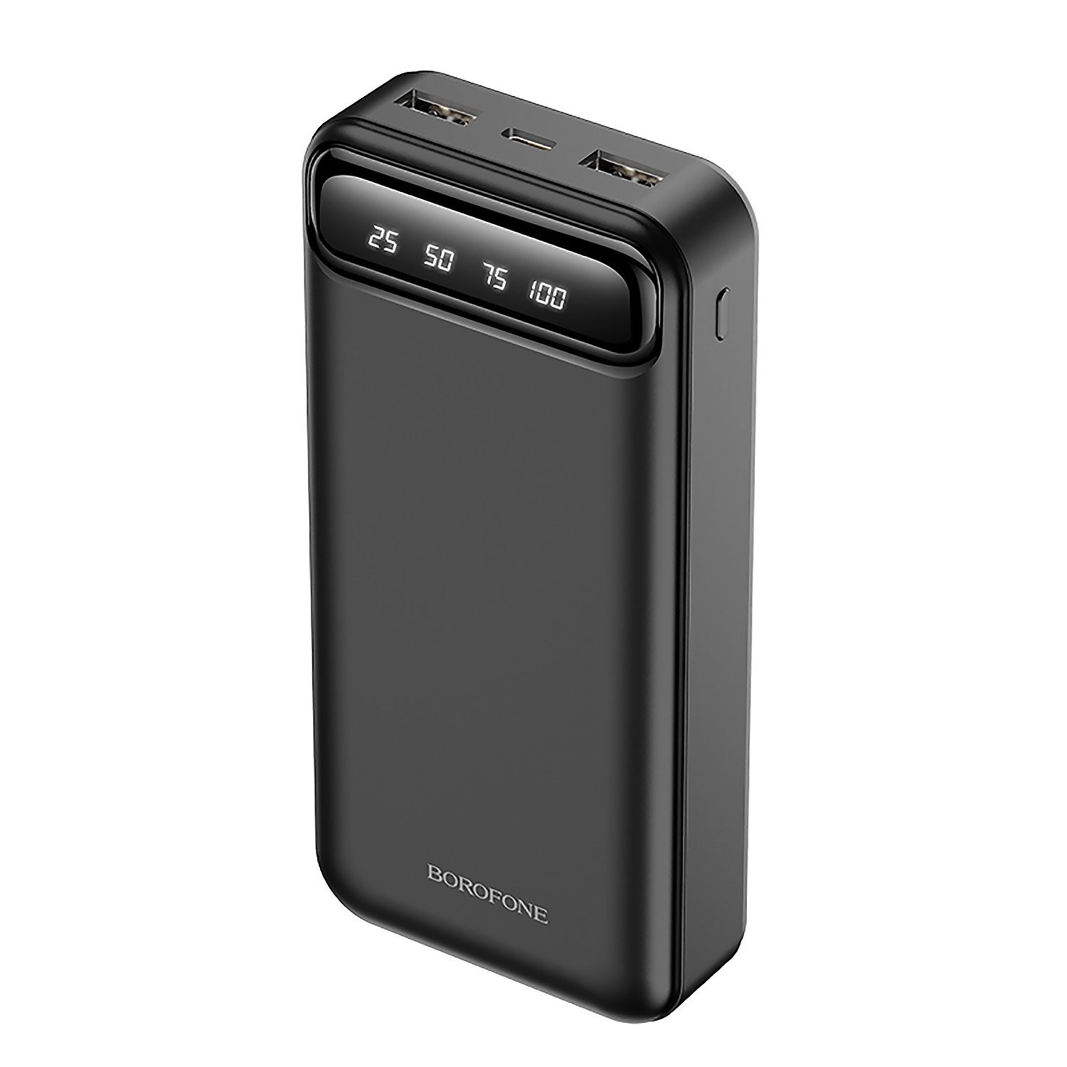

Павербанк Borofone 20000mAh|2xUSB/1xType-C, 2A|для iPhone/Android black