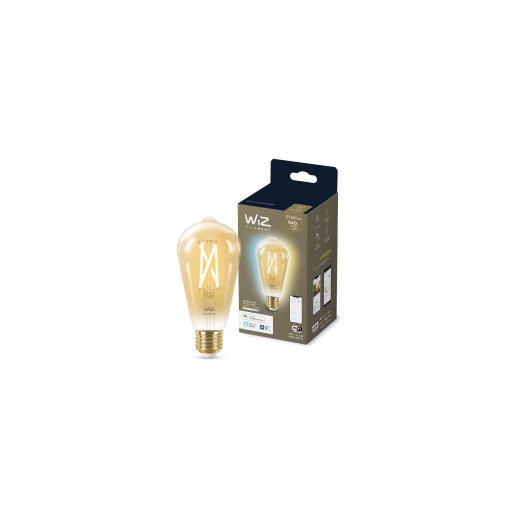 

Умная лампочка WiZ E27 7W(50W 640Lm) ST64 2000-5000K Wi-Fi