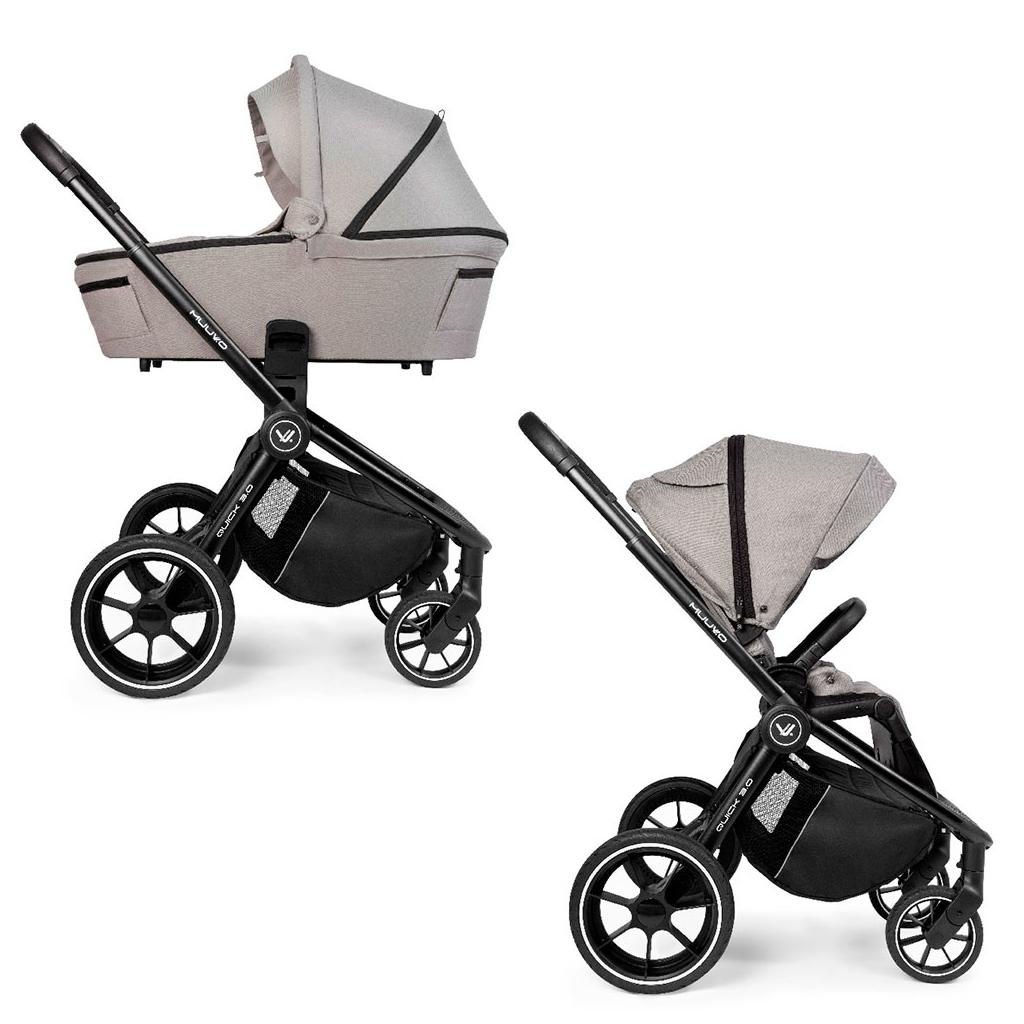 

Коляска Muuvo 2 в 1 Quick 3.0 Steel Grey (KM2V1Q3.0SG)