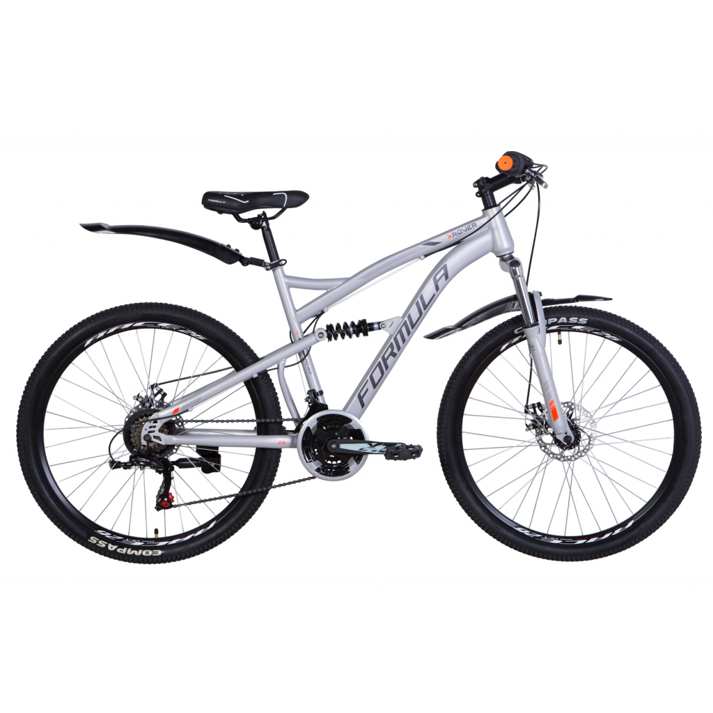 

Велосипед Formula 26 X-ROVER AM2 DD рама-19 2021 Silver (OPS-FR-26-483)
