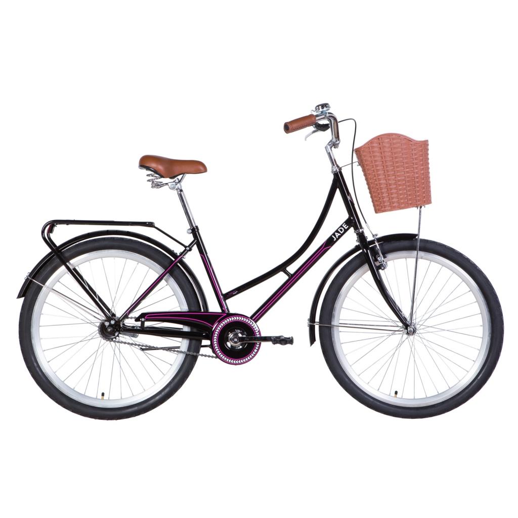 

Велосипед Дорожник 26 JADE рама-17 2021 Black/Pink (OPS-D-26-142)