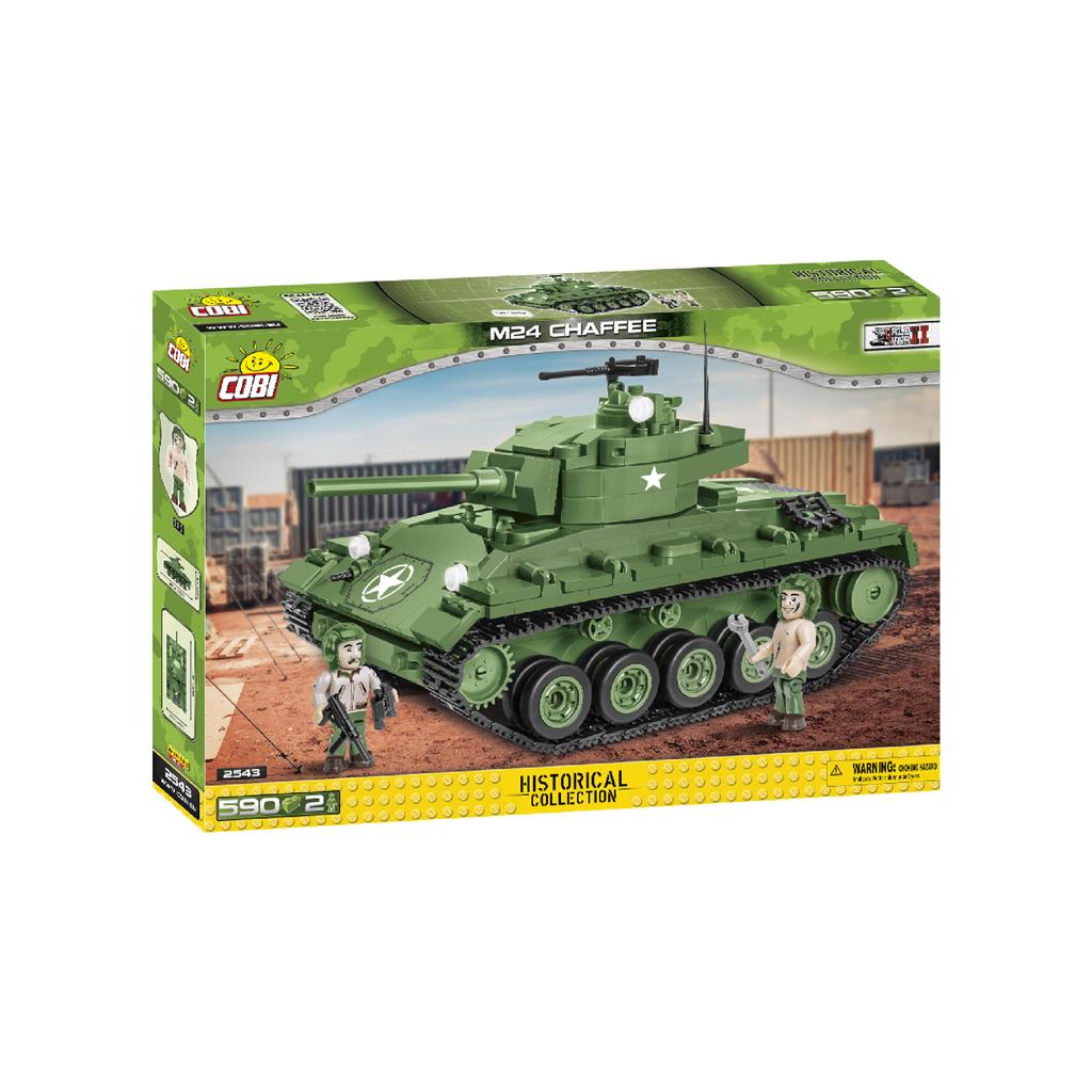 

Конструктор Cobi Вторая Мировая Война Танк M24 Чаффи, 590 деталей (COBI-2543)