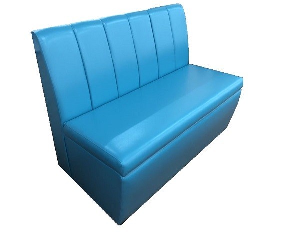 

Диван для кафе, барів, офіса, кухні Tetra Opener Band Blue MebliPoint 120 cm