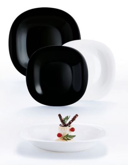 

Сервиз столовый Luminarc Carine Black&White, 18 предметов