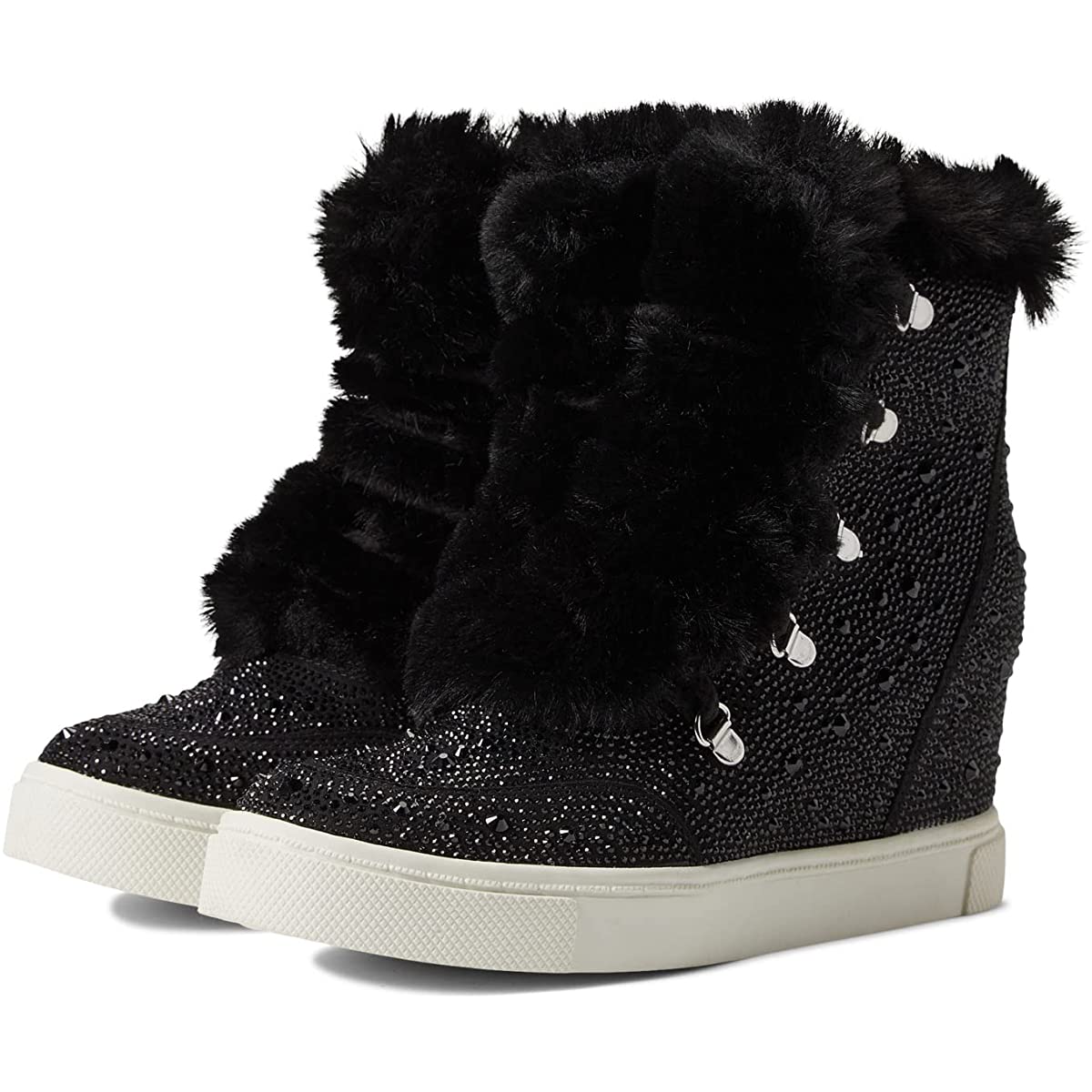 

Кроссовки женские Steve Madden Becoming Wedge Sneaker Черный 39