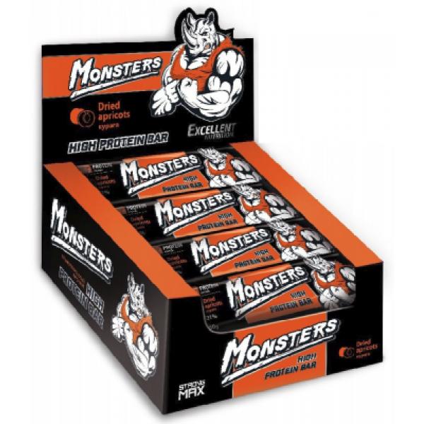 

Диетическое питание Monsters Strong Max 80g x 20шт Dried Apricots