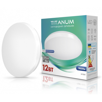 

Светильник TITANUM LED 12W 5000K Матовый (TLCL-125M)
