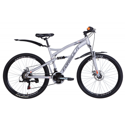

Велосипед Formula 26" X-ROVER AM2 DD рама-19" 2021 Silver (OPS-FR-26-483)