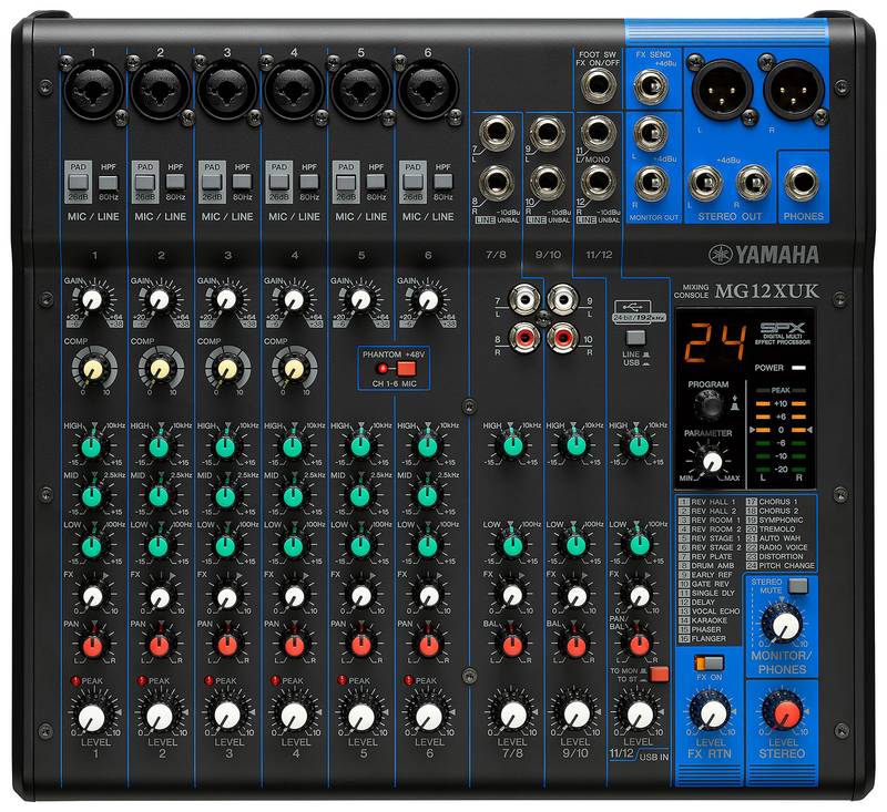 

Пассивный микшерный пульт YAMAHA MG12XUK 92661