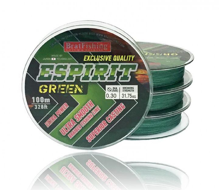 

Шнур BratFishing Espirit Green 100м 0.23мм зеленый (30/02-016-023)