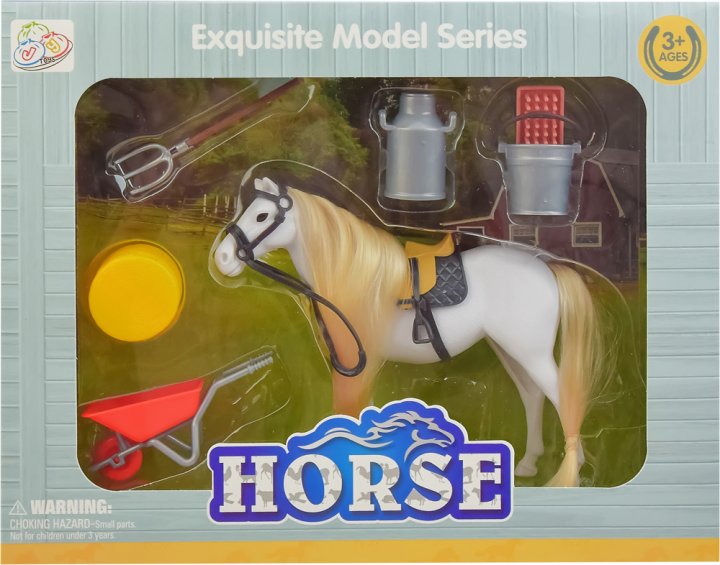 

Конь игрушечный A-Toys с аксессуарами пластик (1228B)