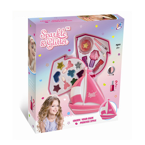 

Набор детской косметики A-Toys 2 отделения помада лак блеск кисть (2970)