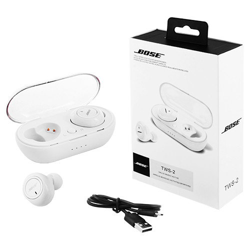 

Беспроводные наушники TWS 2 с кейсом, white