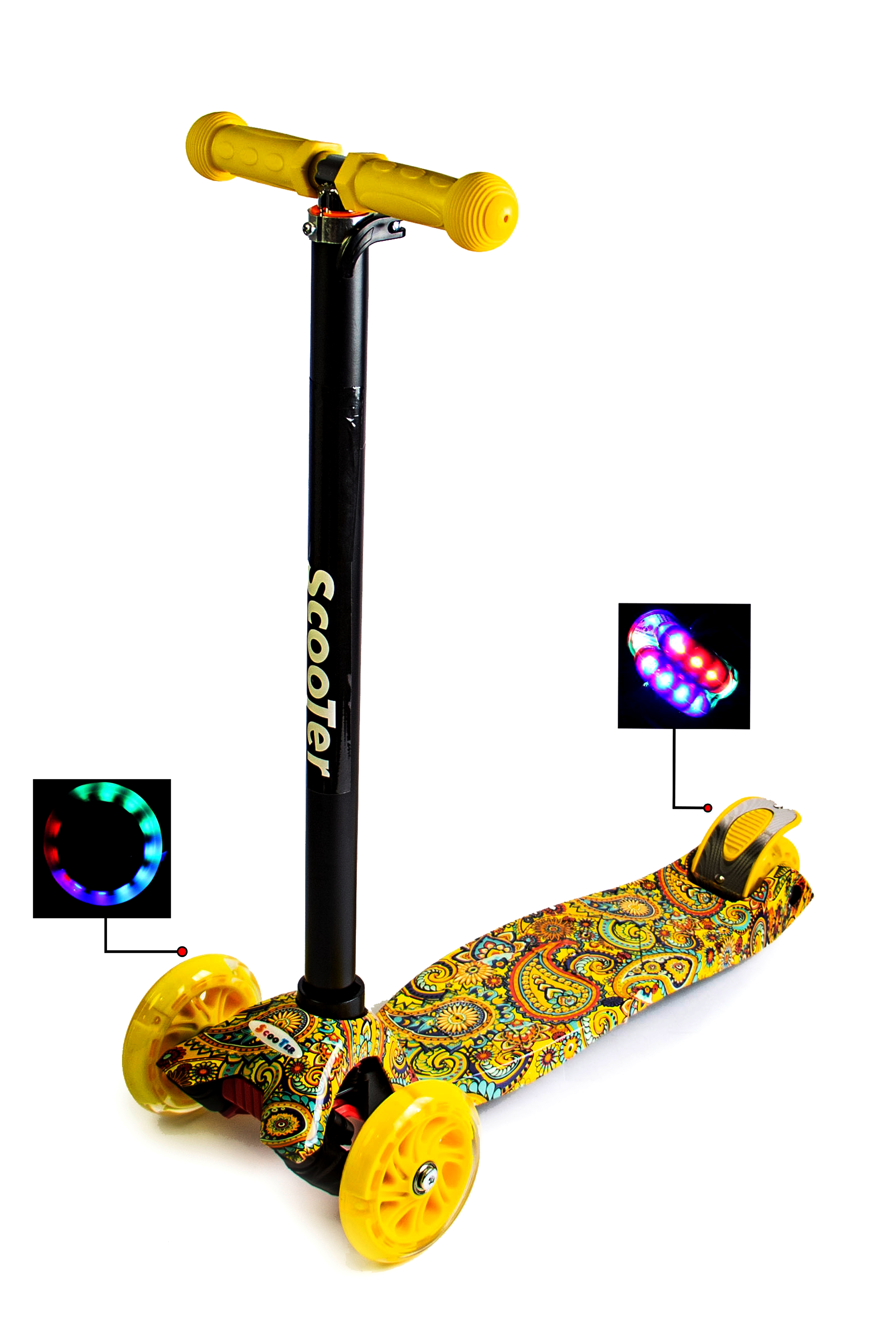 

Детский самокат MAXI. Карусель. Super scooter
