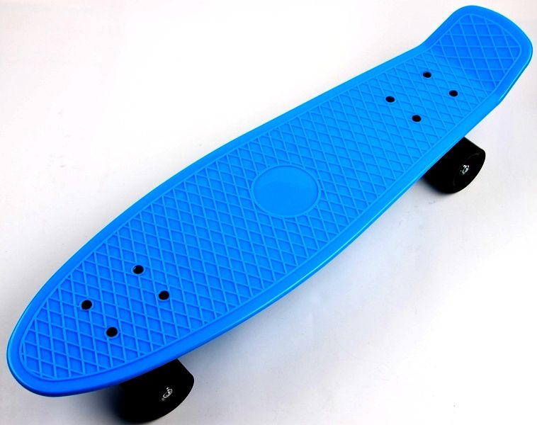 

Пенни борд (Penny Board) 22" с матовыми колесами черного цвета, Синий