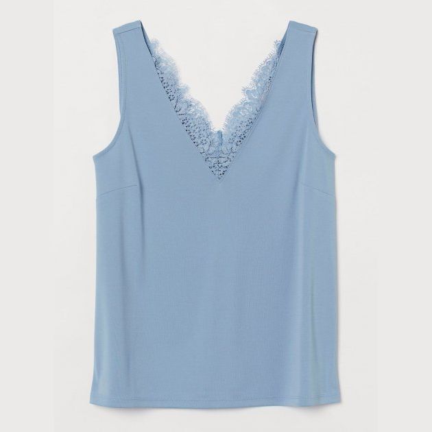 

Топ H& 2207-8594581  Голубой, Топ H&M 2207-8594581 M Голубой