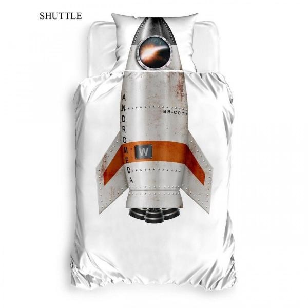 

Комплект постельного белья The Club Cotton Shuttle полуторный белый ранфорс