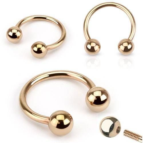 

Циркуляр (подкова) из стали PiercedFish GRH серьга для септума носа, хеликса уха, трагуса, брови, губы, пупка, сосков, пирсинга смайл (1.6 мм, 4 мм, 12 мм)