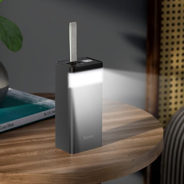 

Павербанк Hoco Fully Compatible 22.5W 40000mAh 2xUSB/Type-C black