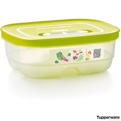 

Контейнер Tupperware "Умный холодильник" прозрачный (800 мл) для овощей и зелени
