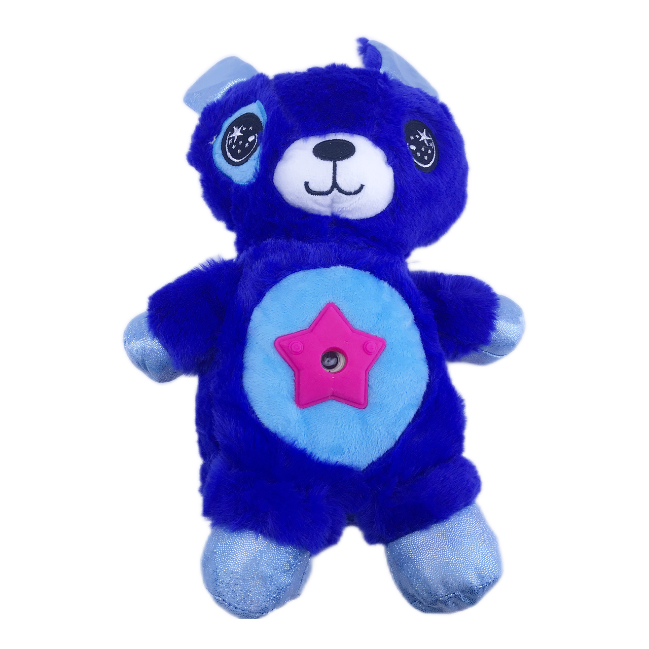 

Мягкая плюшевая игрушка ночник-проектор Star Belly Dream Lites Puppy LED подсветки Мишка Синий