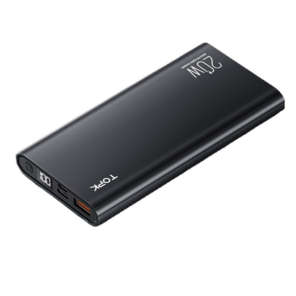 

Внешний аккумулятор Power Bank Topk 10000mAh I1007P 20W QC+PD Bleck
