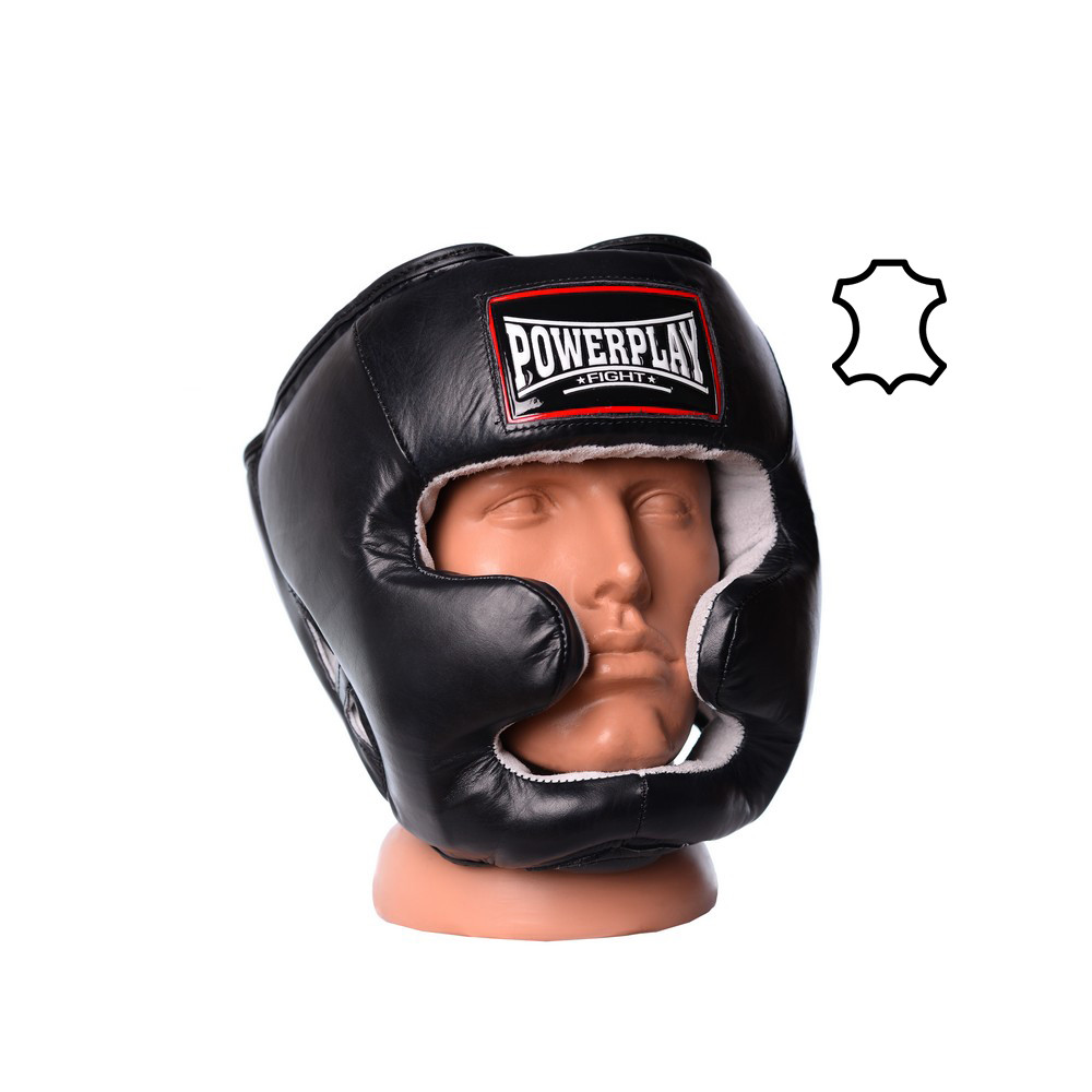

Боксерский шлем тренировочный PowerPlay 3065 черный S/M