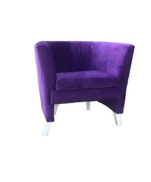 

Кресло для салонов, кафе, бара, офиса, ожидания Chicago Wood Plus Violet MebliPoint 68 cm