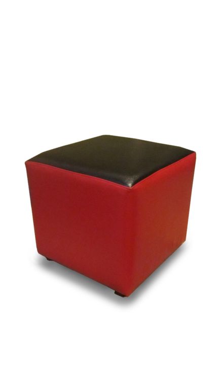 

Пуф Tetra Red-Black MebliPoint 40*40*45