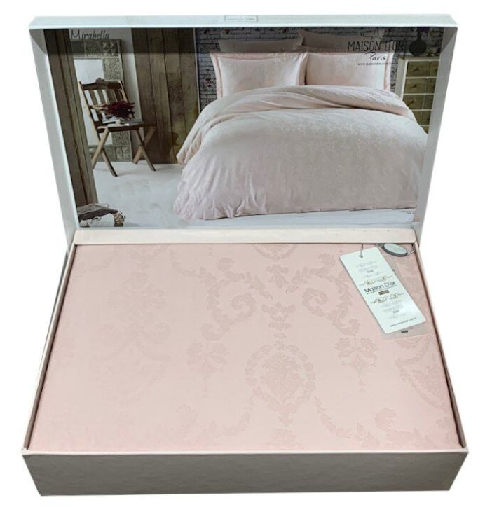 

Постельное белье Maison D'or жаккард сатин Mirabella Rose евро Цвета: розовый