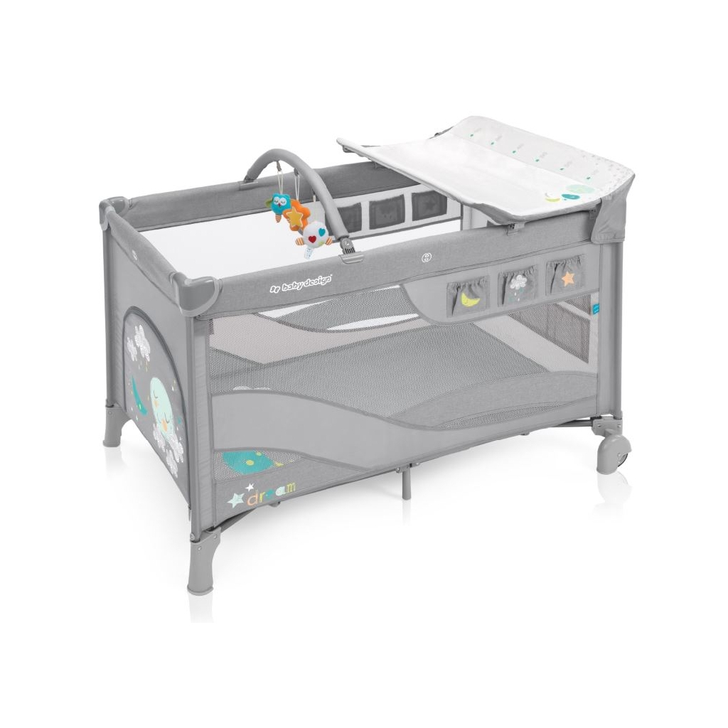 

Детский манеж Baby Design Dream new 07 light gray (292767)