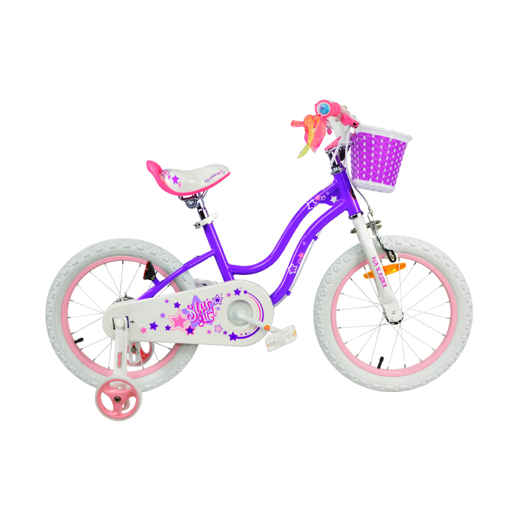 

Детский велосипед Royal Baby Star Girl 16 Official UA Фиолетовый (RB16G-1-PRL)