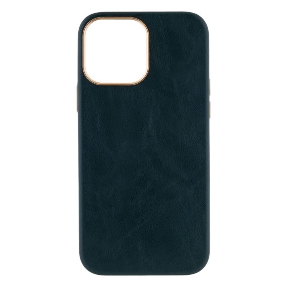 

Чехол Leather Case Gold Buttons для Apple iPhone 13 Pro Max (Темно-зеленый)