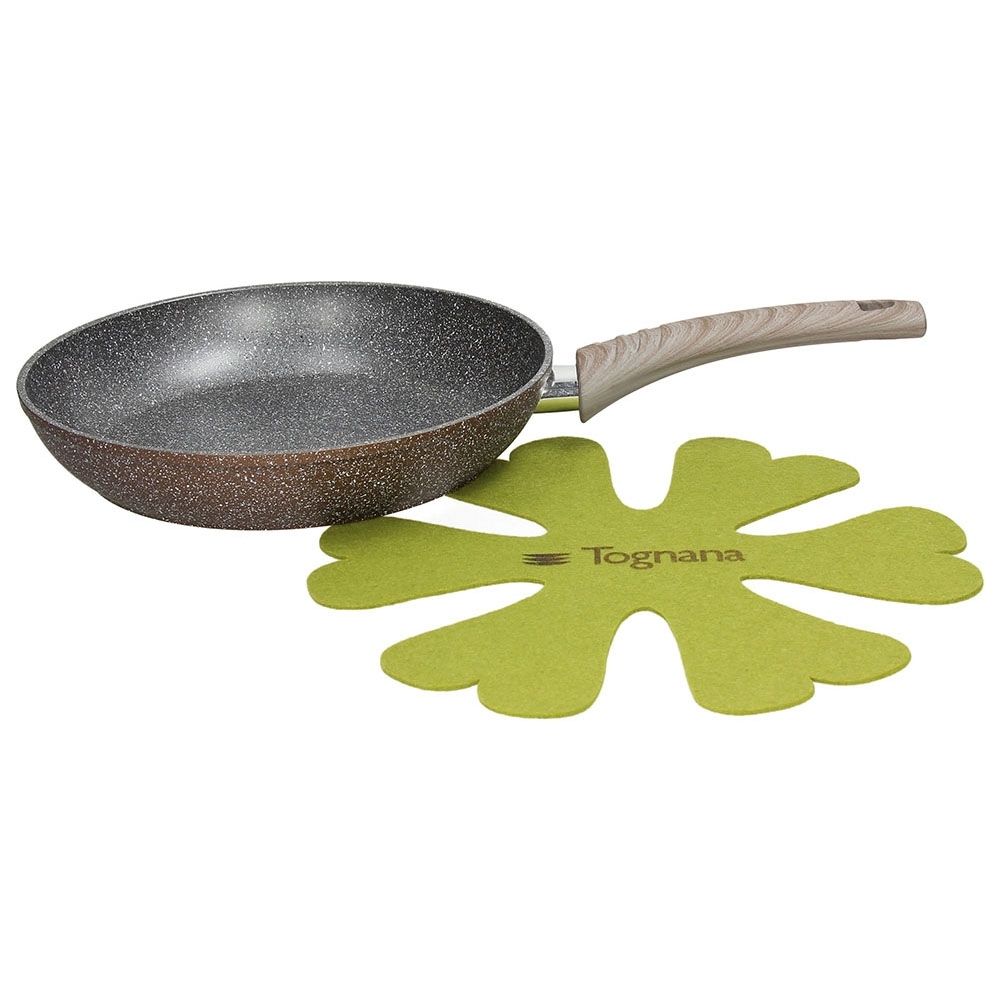 

Сковорода Tognana Grancucina Natural Taste, 24 см, 1 ручка, алюминий, бронзовый