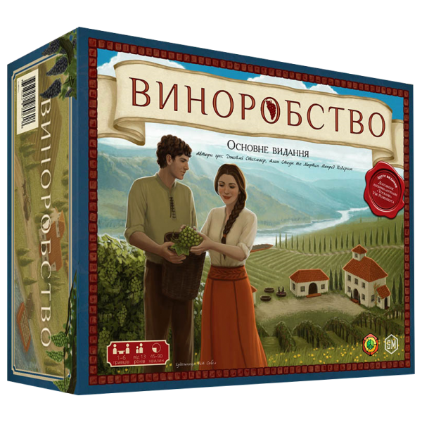 

Настольная игра Kilogames Виноделие (Viticulture: Essential Edition) (укр) ( KG-2250 )