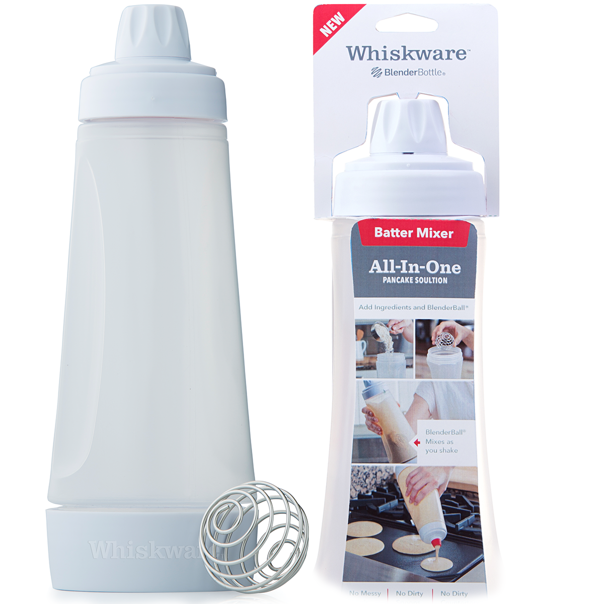 

Универсальный блендер BlenderBottle Whiskware Batter Mixer Белый (Batter Mixer)