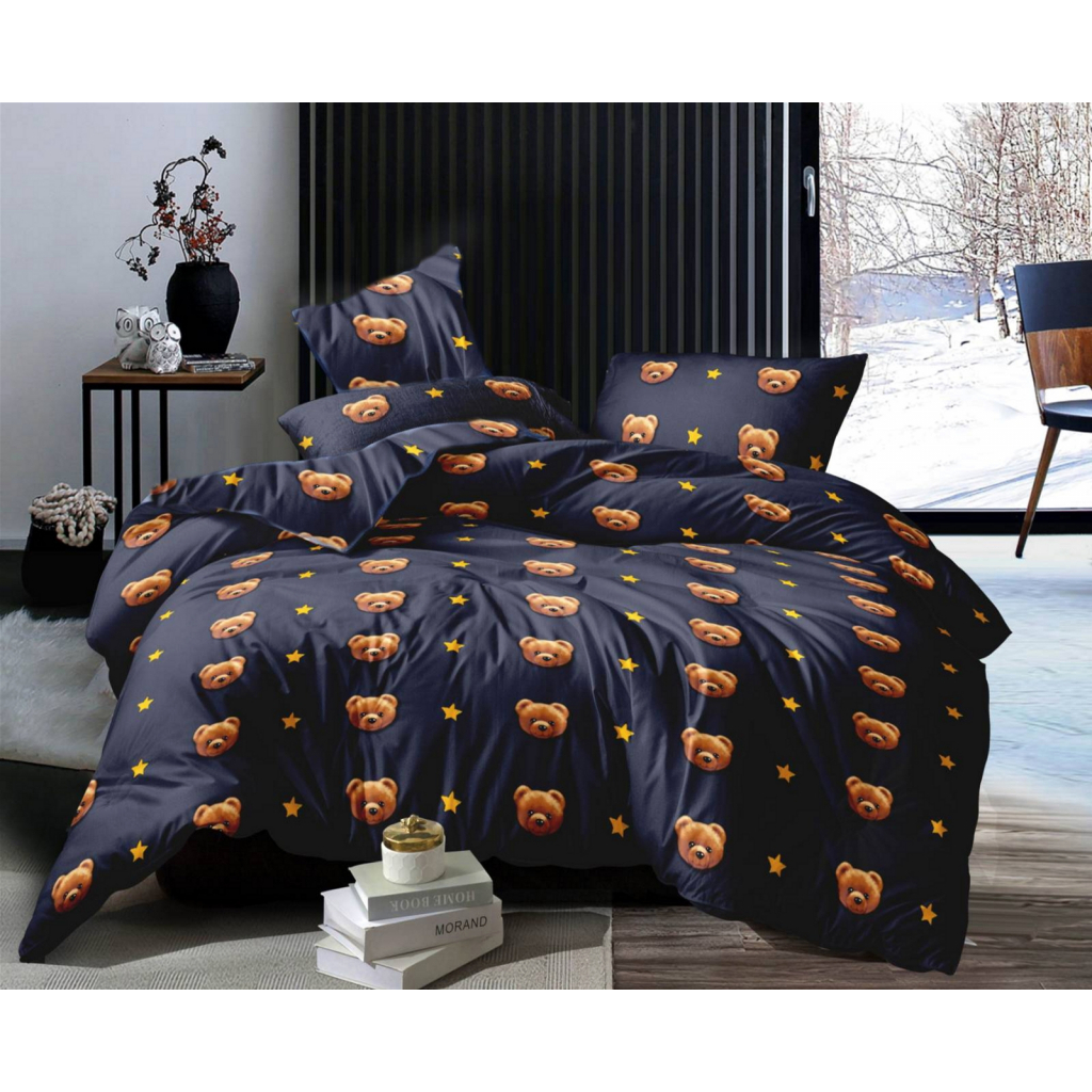 

Постельное белье MirSon Сатин Premium 22-1245 Berry Семейный 2 x 143x210