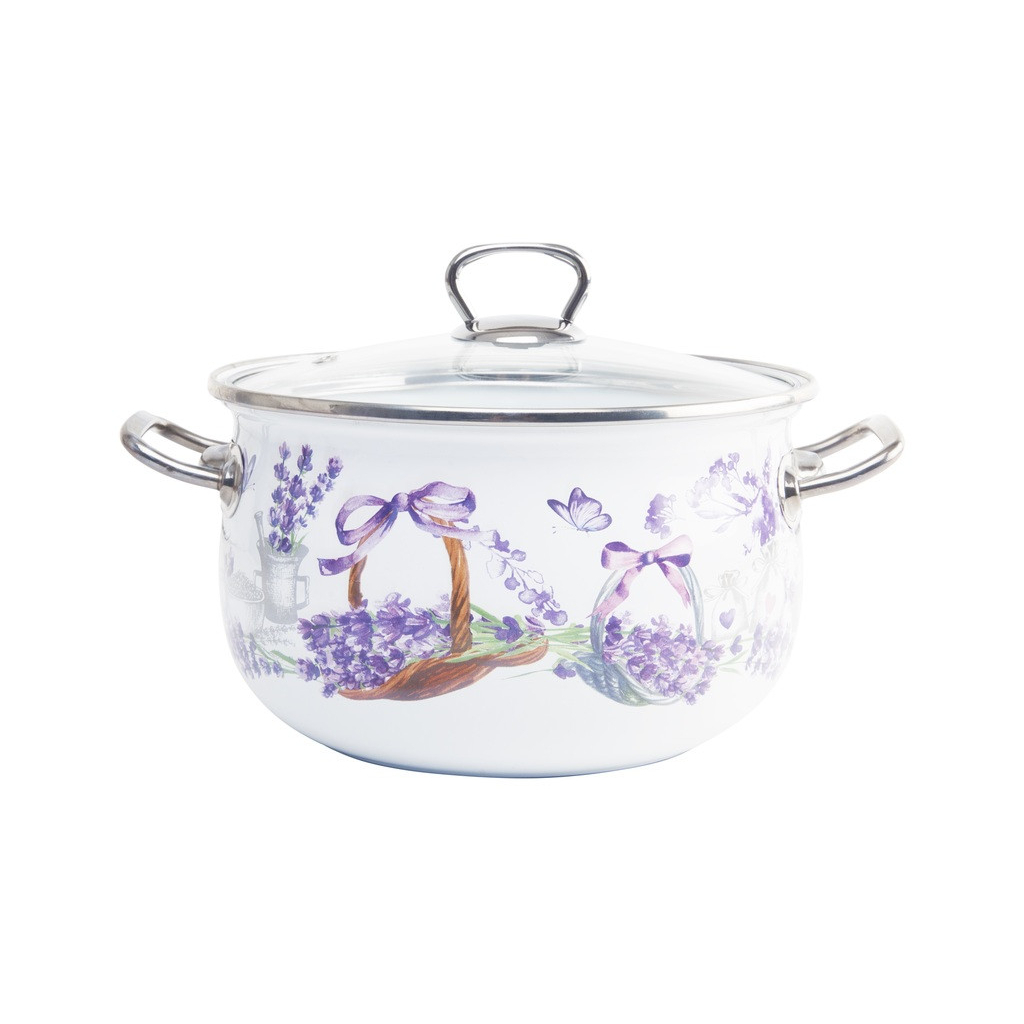 

Кастрюля Gusto Корзина Лаванды Premium 16 см 2,1 л GT-T-216-BL