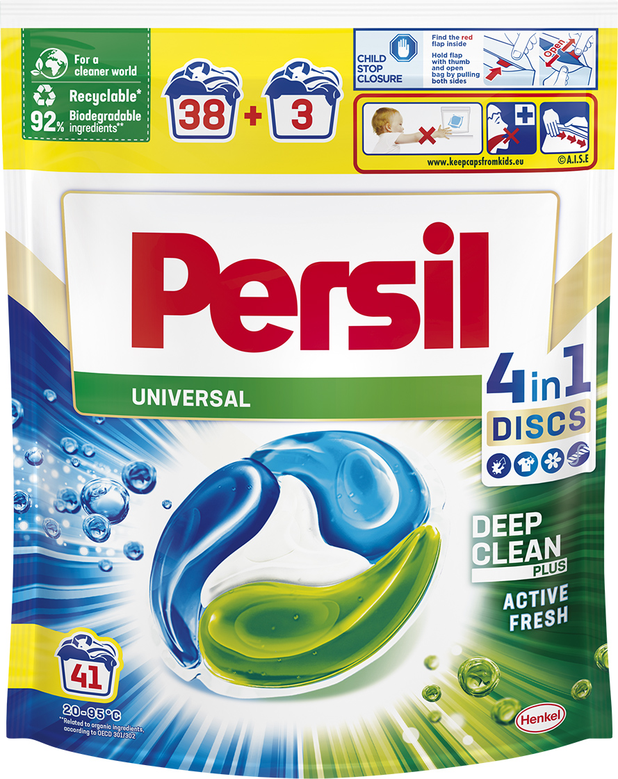 

Капсулы для стирки Persil Диски Универсал 41 шт