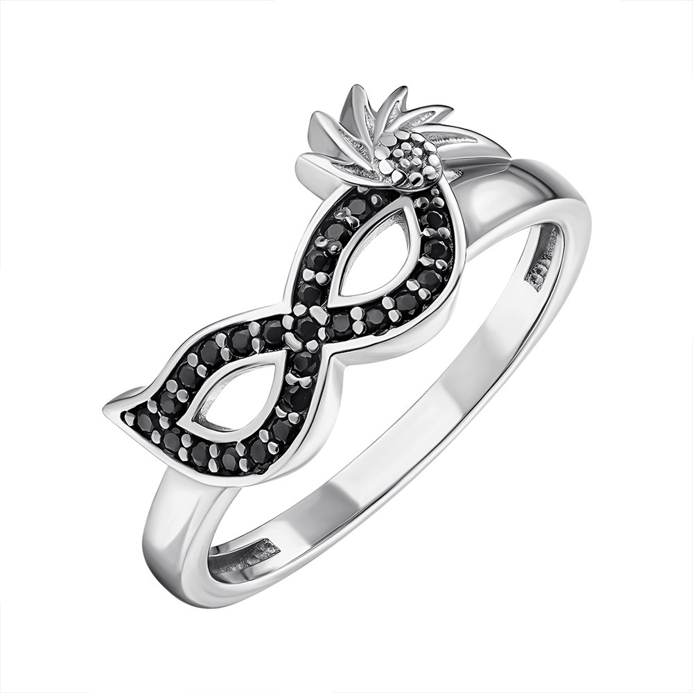 

Серебряное кольцо с фианитами 000149747 16 размера
