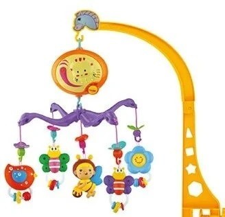 

Карусель (мобиль) "Добрые сны" / звуковые и световые эффекты / 5 зверушек-подвесок